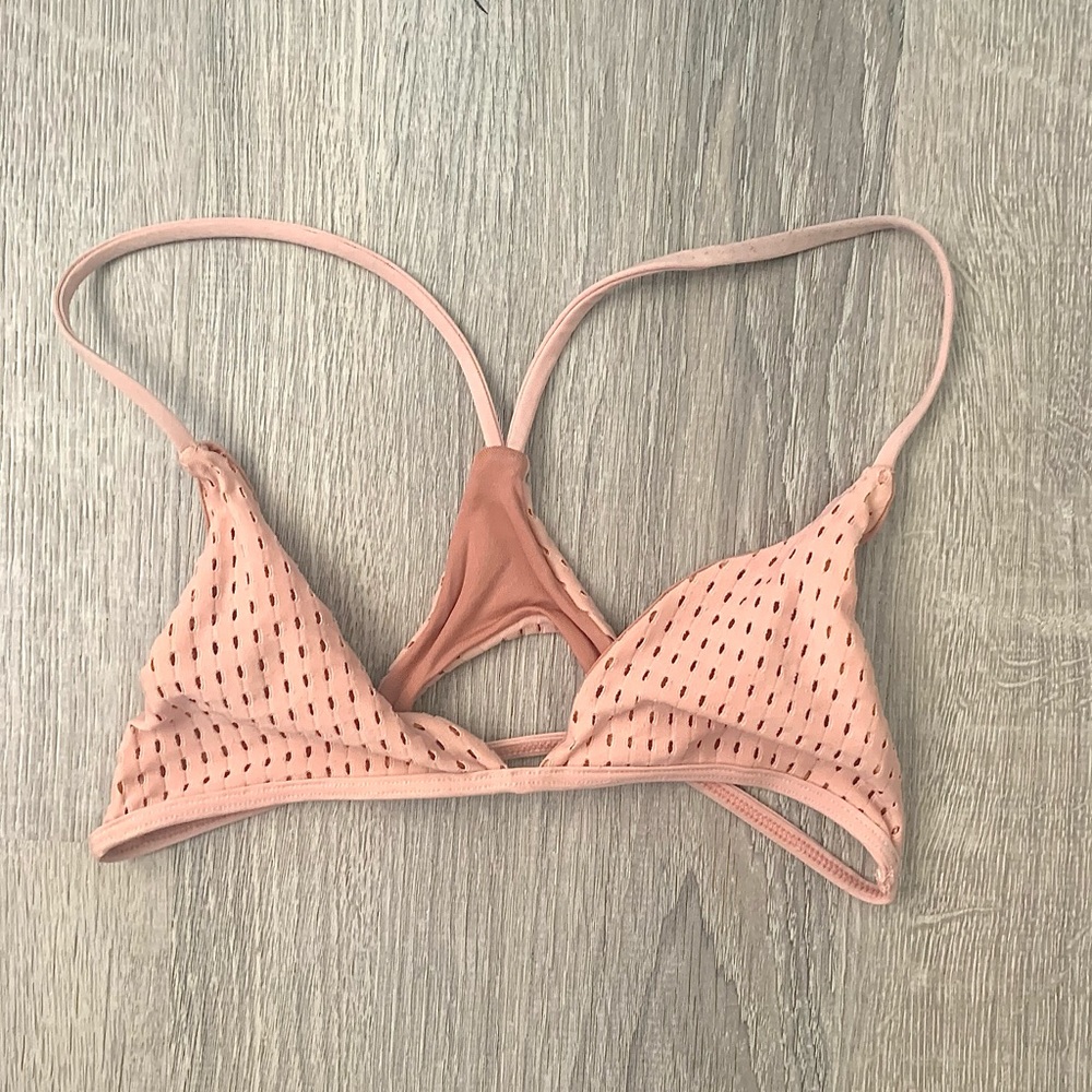 acacia pink mesh top